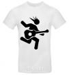 Men's T-Shirt GUITAR JUMP White фото