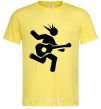 Men's T-Shirt GUITAR JUMP cornsilk фото