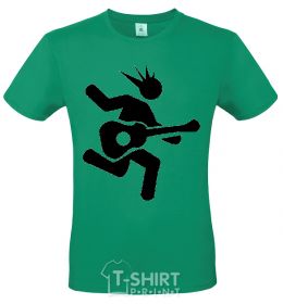 Men's T-Shirt GUITAR JUMP kelly-green фото