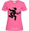 Women's T-shirt GUITAR JUMP heliconia фото