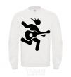 Sweatshirt GUITAR JUMP White фото