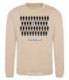 Sweatshirt THINK DFFERENT sand фото