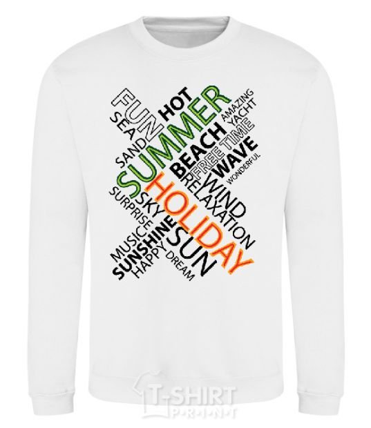 Sweatshirt SUMMER White фото