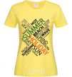Женская футболка SUMMER Лимонный фото