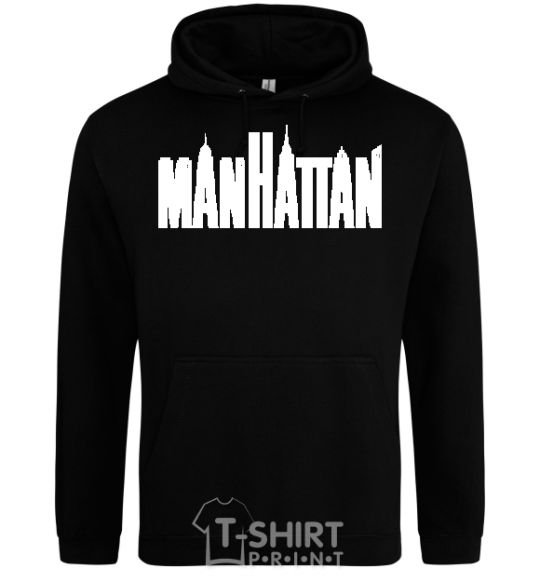 Men`s hoodie MANHATTAN black фото