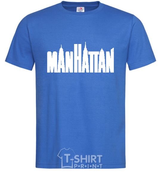 Men's T-Shirt MANHATTAN royal-blue фото