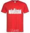 Men's T-Shirt MANHATTAN red фото