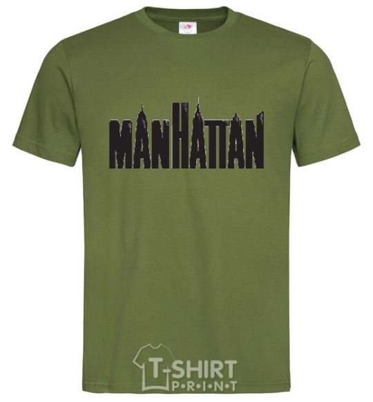 Men's T-Shirt MANHATTAN millennial-khaki фото