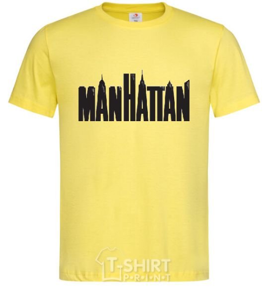 Men's T-Shirt MANHATTAN cornsilk фото
