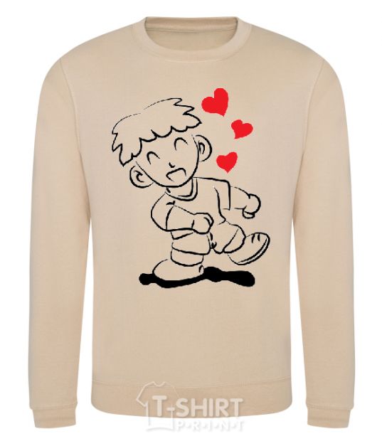 Sweatshirt AIR KISS MAN sand фото