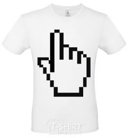 Men's T-Shirt Pixel arm White фото
