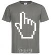 Мужская футболка Пиксельная рука Графит фото