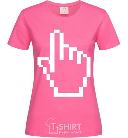 Women's T-shirt Pixel arm heliconia фото