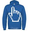 Men`s hoodie Pixel arm royal фото