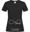 Women's T-shirt FOREVER YOUNG black фото