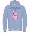 Men`s hoodie STEPAN sky-blue фото