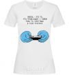 Women's T-shirt LIFE IS... White фото