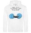 Men`s hoodie LIFE IS... White фото