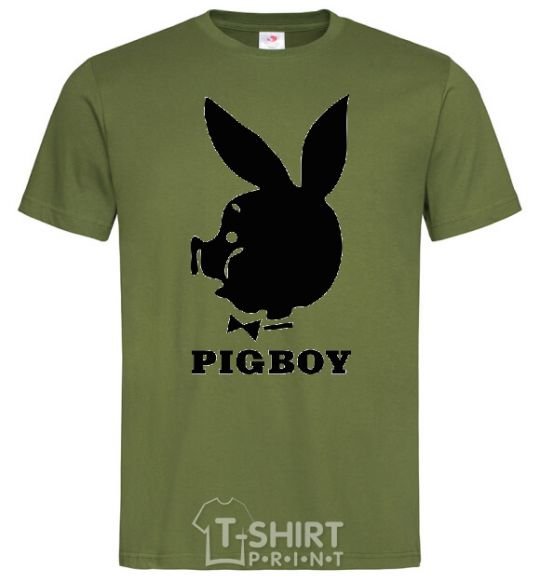 Men's T-Shirt PIGBOY millennial-khaki фото