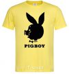 Men's T-Shirt PIGBOY cornsilk фото