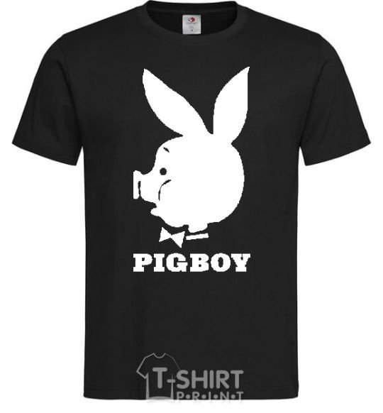 Men's T-Shirt PIGBOY black фото