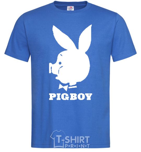 Men's T-Shirt PIGBOY royal-blue фото