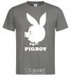 Men's T-Shirt PIGBOY dark-grey фото