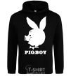 Men`s hoodie PIGBOY black фото