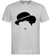 Men's T-Shirt CHARLIE CHAPLIN grey фото