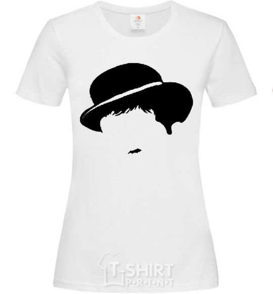 Women's T-shirt CHARLIE CHAPLIN White фото