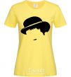 Women's T-shirt CHARLIE CHAPLIN cornsilk фото