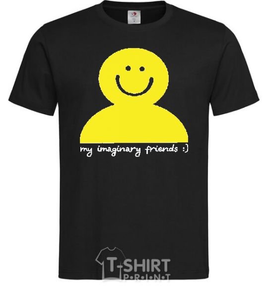 Men's T-Shirt MY IMAGINARY FRIEND black фото