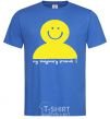 Men's T-Shirt MY IMAGINARY FRIEND royal-blue фото