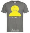 Men's T-Shirt MY IMAGINARY FRIEND dark-grey фото