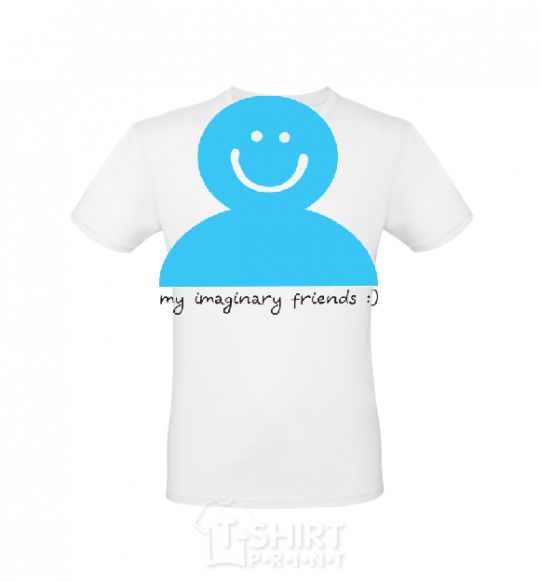 Men's T-Shirt MY IMAGINARY FRIEND White фото