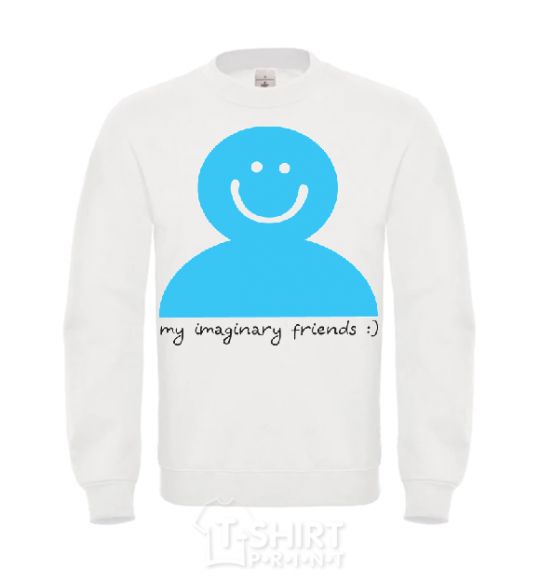 Sweatshirt MY IMAGINARY FRIEND White фото