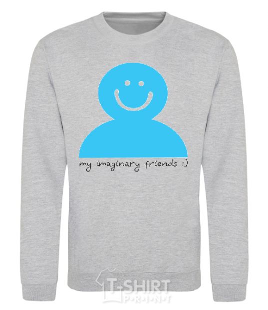 Sweatshirt MY IMAGINARY FRIEND sport-grey фото