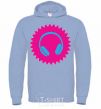 Men`s hoodie Headphones at Sun sky-blue фото