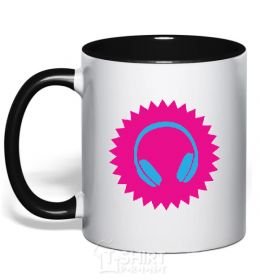 Mug with a colored handle