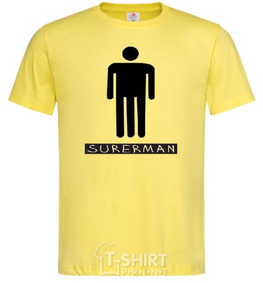 Men's T-Shirt SUPERMAN cornsilk фото