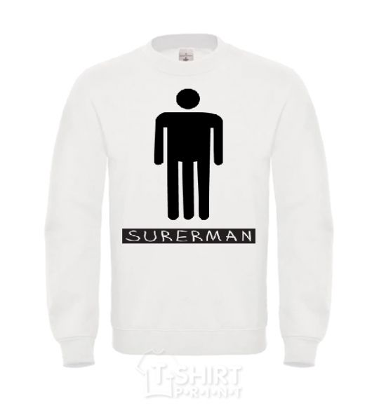 Sweatshirt SUPERMAN White фото