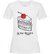 Women's T-shirt DESSERT White фото