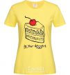 Женская футболка DESSERT Лимонный фото