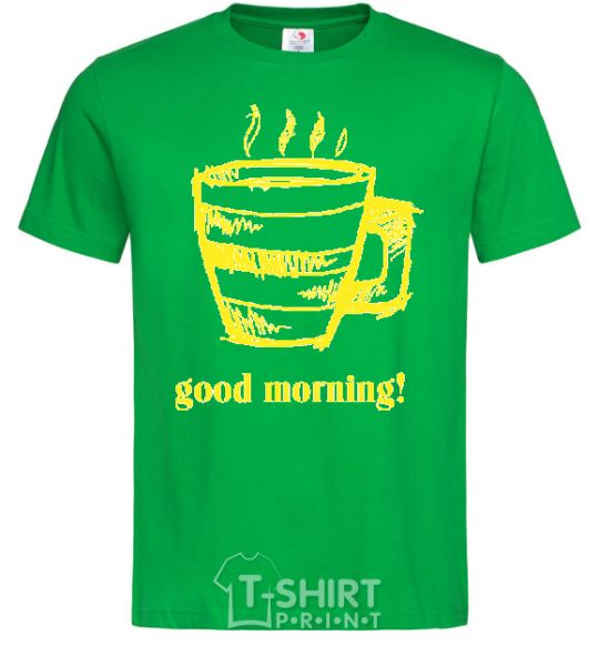 Men's T-Shirt GOOD MORNING! kelly-green фото