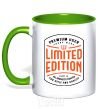 Mug with a colored handle LIMITED EDITION kelly-green фото