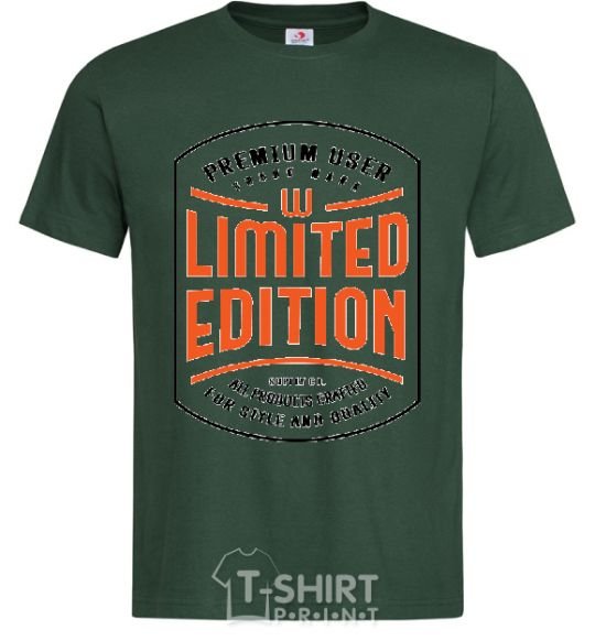 Мужская футболка LIMITED EDITION Темно-зеленый фото