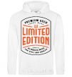 Men`s hoodie LIMITED EDITION White фото