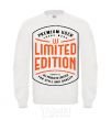 Sweatshirt LIMITED EDITION White фото