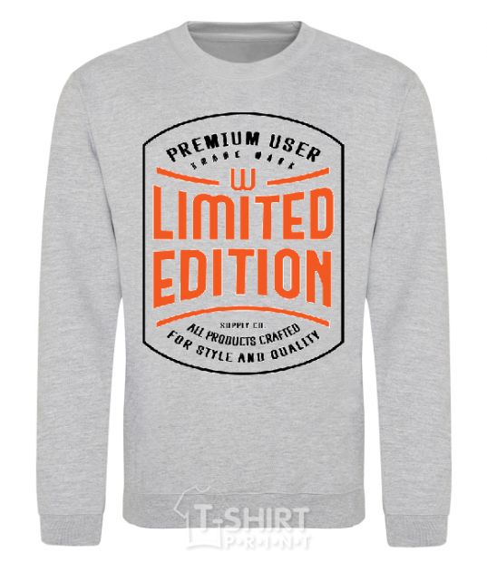 Sweatshirt LIMITED EDITION sport-grey фото