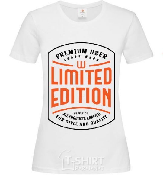 Women's T-shirt LIMITED EDITION White фото